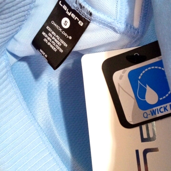 LAYER 8 BLUE CAMO FRONT ZIP MAXIMUM SUPPORT SPORTS BRA SIZE SMALL NWT - Picture 4 of 4